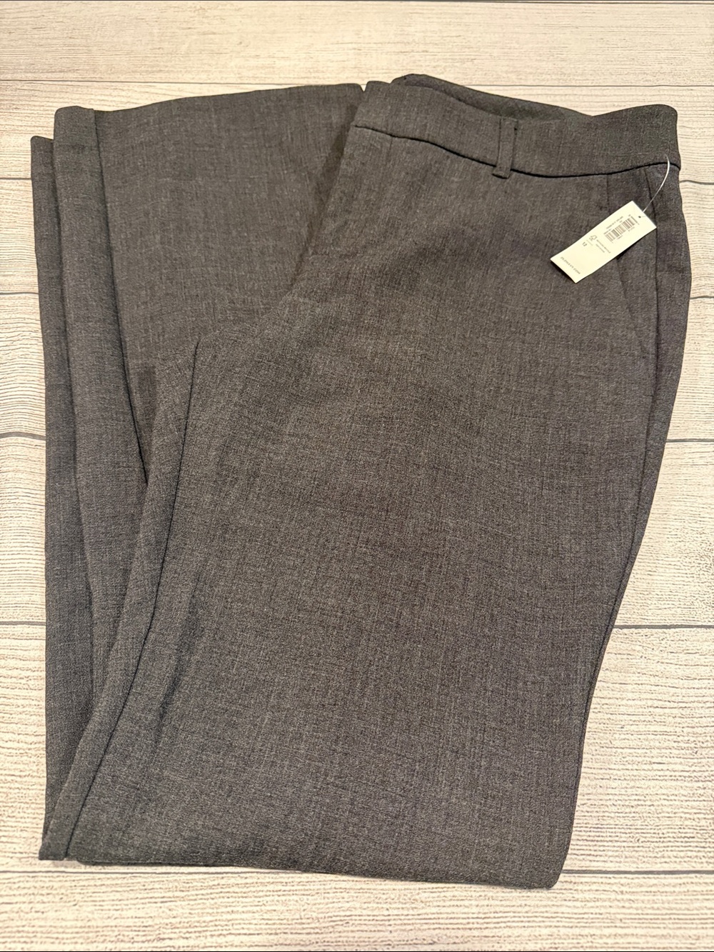 Women’s Old Navy Harper Mid Rise Trouser Dress Pant Size 12 gray